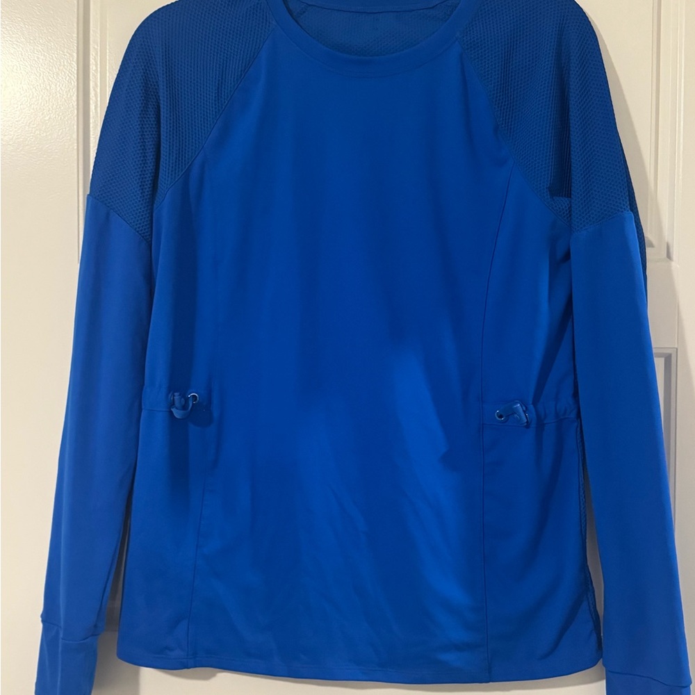 Fabletics Blue Long Sleeve Top